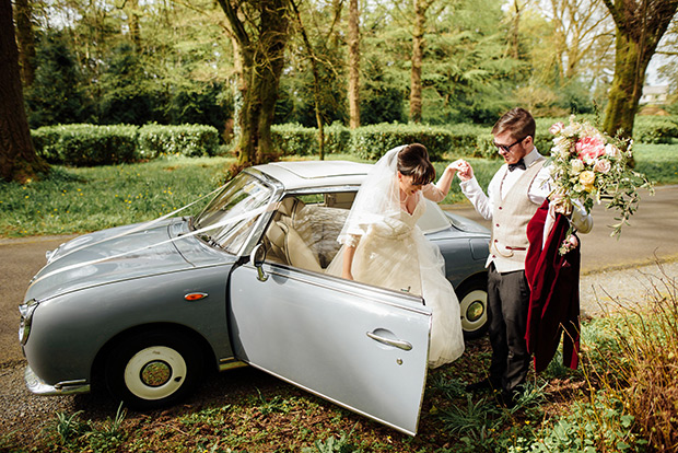 A Very Vintage Floral and Pastel Wedding at Virginia Park Lodge, Ireland // onefabday.com 