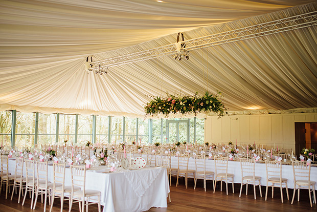 A Very Vintage Floral and Pastel Wedding at Virginia Park Lodge, Ireland // onefabday.com 