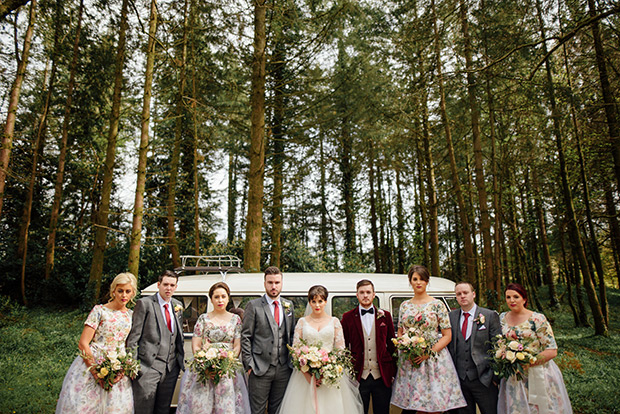 A Very Vintage Floral and Pastel Wedding at Virginia Park Lodge, Ireland // onefabday.com 