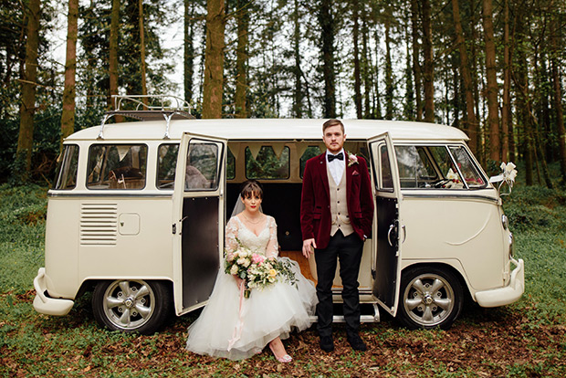 A Very Vintage Floral and Pastel Wedding at Virginia Park Lodge, Ireland // onefabday.com 