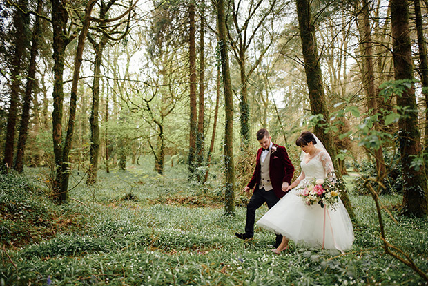 A Very Vintage Floral and Pastel Wedding at Virginia Park Lodge, Ireland // onefabday.com 