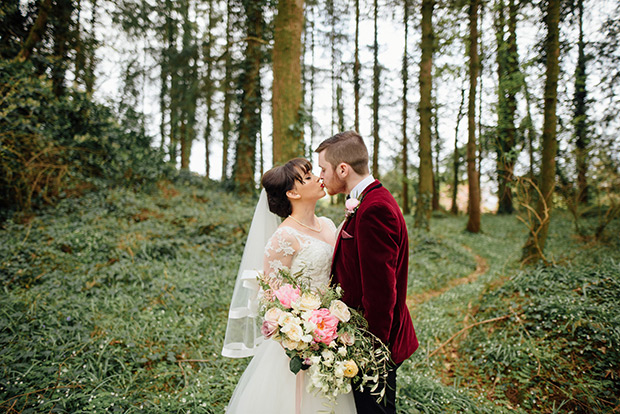 A Very Vintage Floral and Pastel Wedding at Virginia Park Lodge, Ireland // onefabday.com 