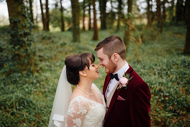 A Very Vintage Floral and Pastel Wedding at Virginia Park Lodge, Ireland // onefabday.com 