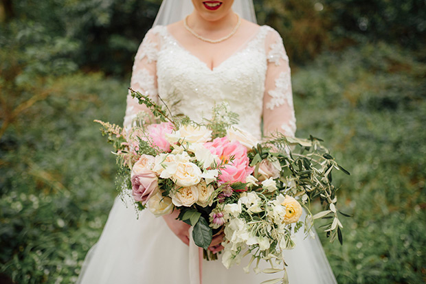 A Very Vintage Floral and Pastel Wedding at Virginia Park Lodge, Ireland // onefabday.com 