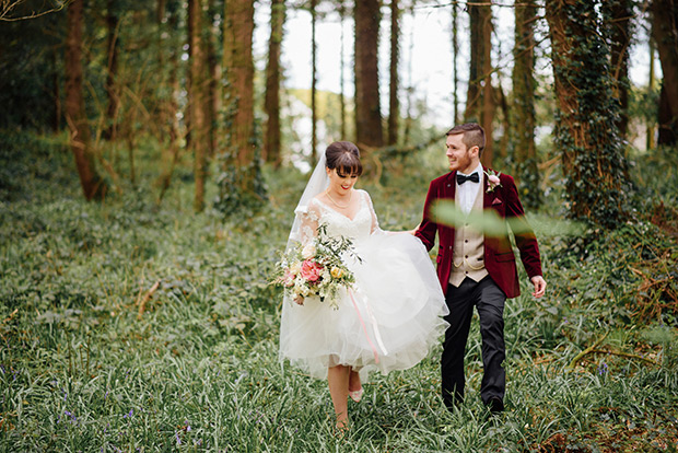 A Very Vintage Floral and Pastel Wedding at Virginia Park Lodge, Ireland // onefabday.com 