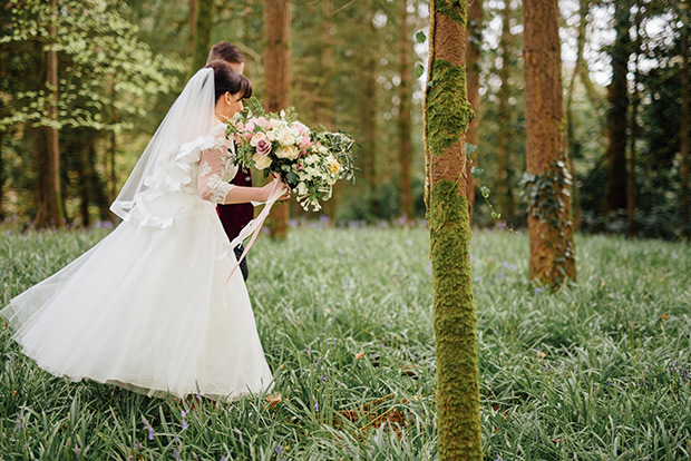 A Very Vintage Floral and Pastel Wedding at Virginia Park Lodge, Ireland // onefabday.com 