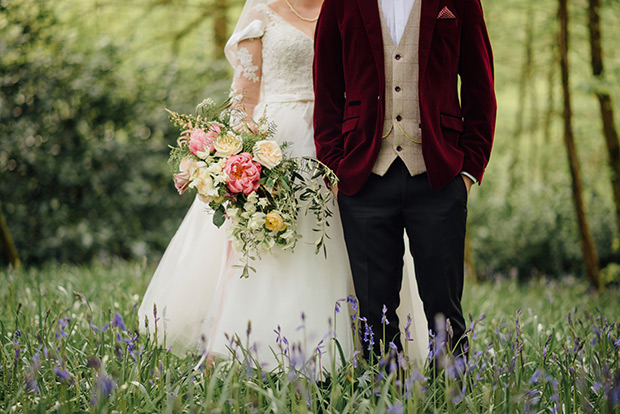 A Very Vintage Floral and Pastel Wedding at Virginia Park Lodge, Ireland // onefabday.com 