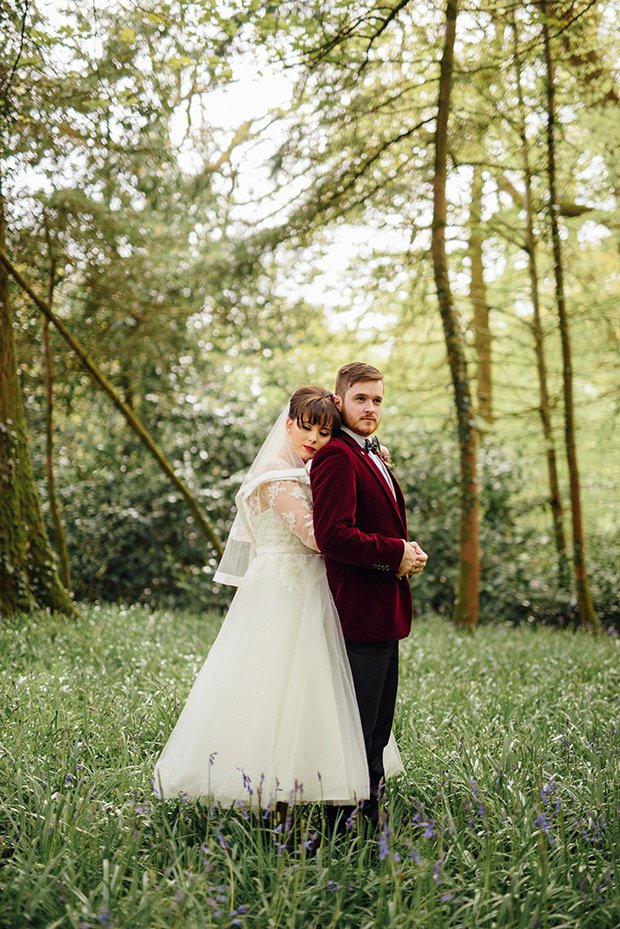 A Very Vintage Floral and Pastel Wedding at Virginia Park Lodge, Ireland // onefabday.com 