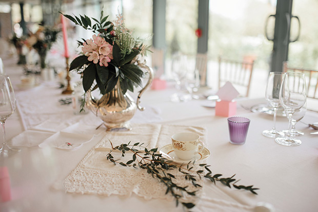 A Very Vintage Floral and Pastel Wedding at Virginia Park Lodge, Ireland // onefabday.com 