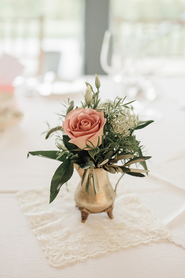 A Very Vintage Floral and Pastel Wedding at Virginia Park Lodge, Ireland // onefabday.com 