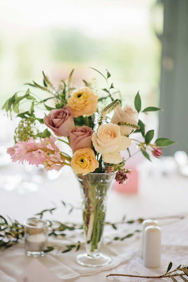 A Very Vintage Floral and Pastel Wedding at Virginia Park Lodge, Ireland // onefabday.com 