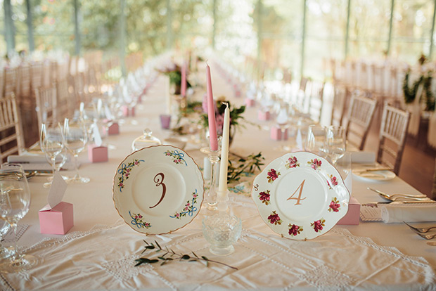 A Very Vintage Floral and Pastel Wedding at Virginia Park Lodge, Ireland // onefabday.com 