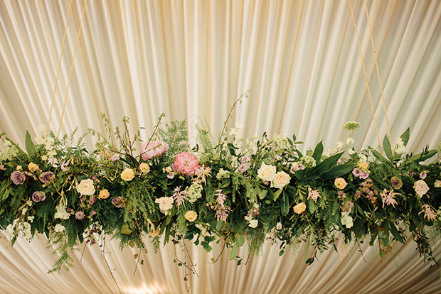 A Very Vintage Floral and Pastel Wedding at Virginia Park Lodge, Ireland // onefabday.com 