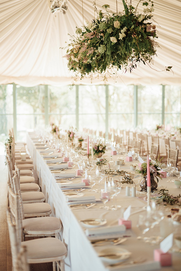 A Very Vintage Floral and Pastel Wedding at Virginia Park Lodge, Ireland // onefabday.com 