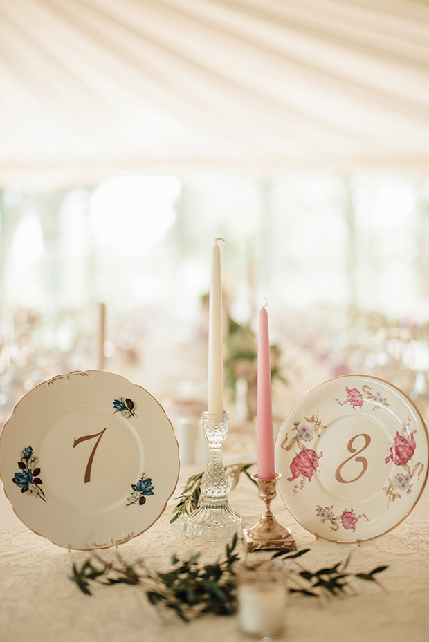 A Very Vintage Floral and Pastel Wedding at Virginia Park Lodge, Ireland // onefabday.com 