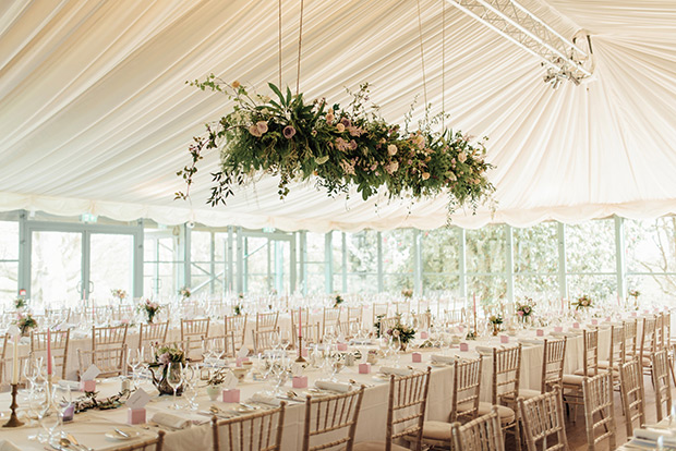 A Very Vintage Floral and Pastel Wedding at Virginia Park Lodge, Ireland // onefabday.com 