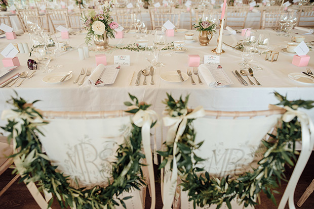 A Very Vintage Floral and Pastel Wedding at Virginia Park Lodge, Ireland // onefabday.com 