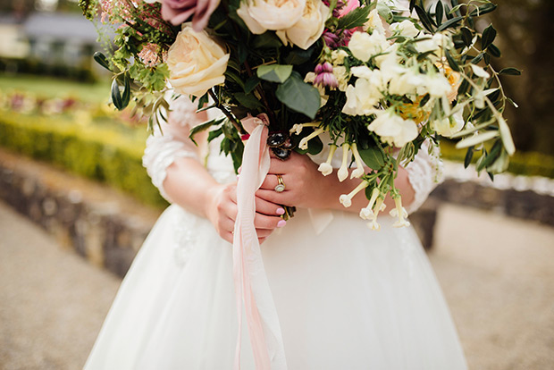 A Very Vintage Floral and Pastel Wedding at Virginia Park Lodge, Ireland // onefabday.com 