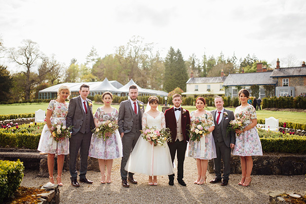 A Very Vintage Floral and Pastel Wedding at Virginia Park Lodge, Ireland // onefabday.com 