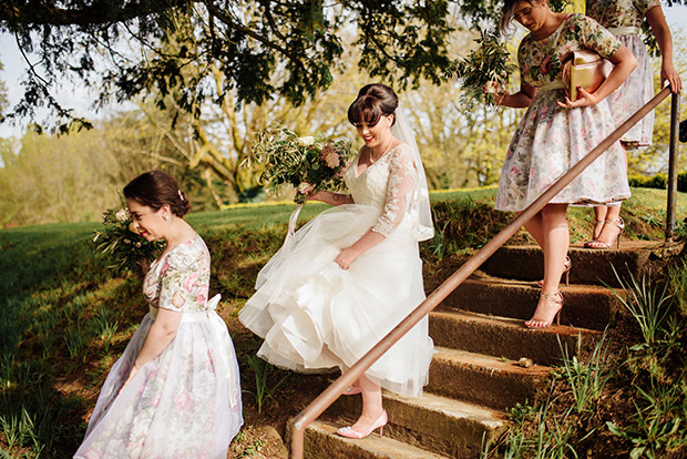 A Very Vintage Floral and Pastel Wedding at Virginia Park Lodge, Ireland // onefabday.com