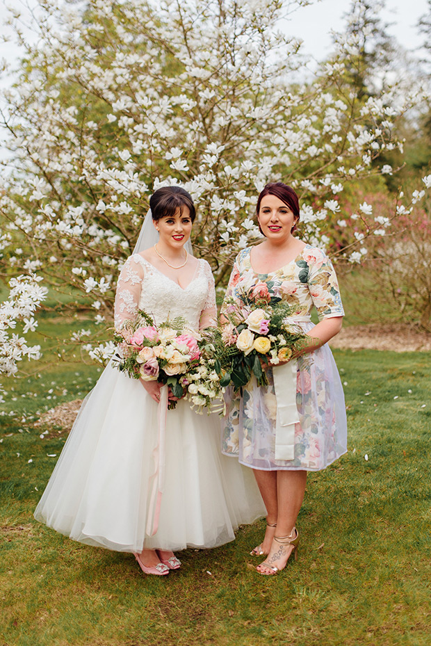 A Very Vintage Floral and Pastel Wedding at Virginia Park Lodge, Ireland // onefabday.com 