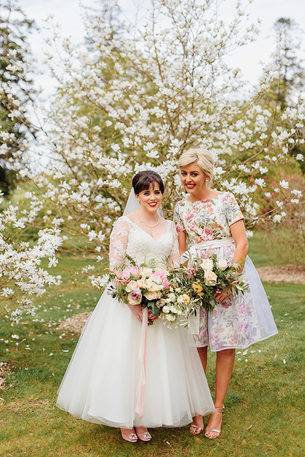 A Very Vintage Floral and Pastel Wedding at Virginia Park Lodge, Ireland // onefabday.com 