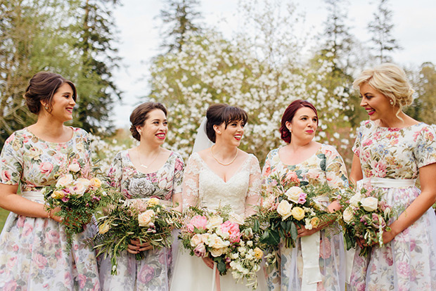 A Very Vintage Floral and Pastel Wedding at Virginia Park Lodge, Ireland // onefabday.com 