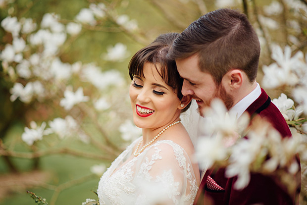 A Very Vintage Floral and Pastel Wedding at Virginia Park Lodge, Ireland // onefabday.com 