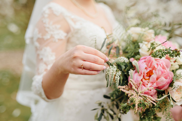 A Very Vintage Floral and Pastel Wedding at Virginia Park Lodge, Ireland // onefabday.com 