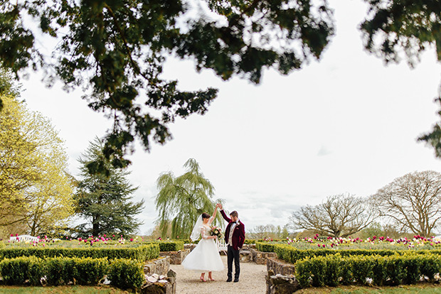 A Very Vintage Floral and Pastel Wedding at Virginia Park Lodge, Ireland // onefabday.com 