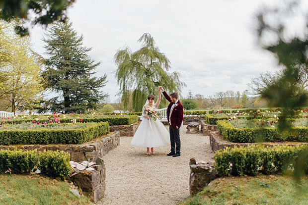 A Very Vintage Floral and Pastel Wedding at Virginia Park Lodge, Ireland // onefabday.com 