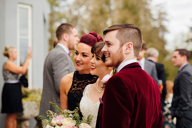 A Very Vintage Floral and Pastel Wedding at Virginia Park Lodge, Ireland // onefabday.com 