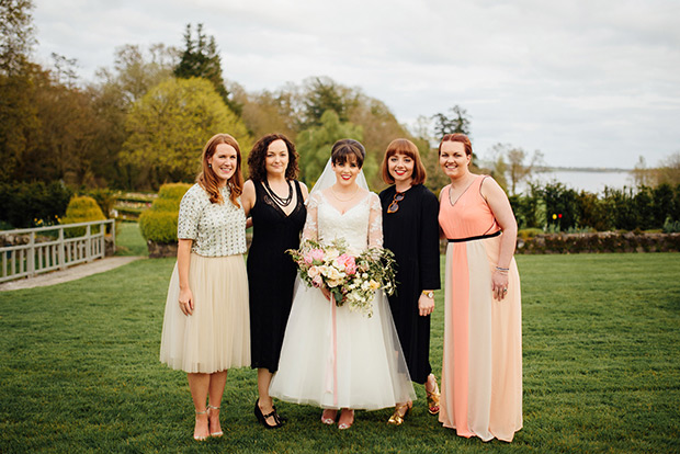 A Very Vintage Floral and Pastel Wedding at Virginia Park Lodge, Ireland // onefabday.com 