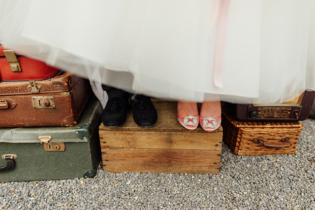 A Very Vintage Floral and Pastel Wedding at Virginia Park Lodge, Ireland // onefabday.com 