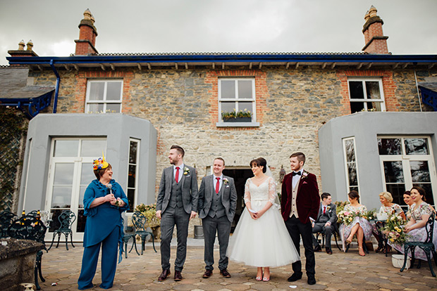 A Very Vintage Floral and Pastel Wedding at Virginia Park Lodge, Ireland // onefabday.com 