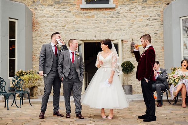 A Very Vintage Floral and Pastel Wedding at Virginia Park Lodge, Ireland // onefabday.com 