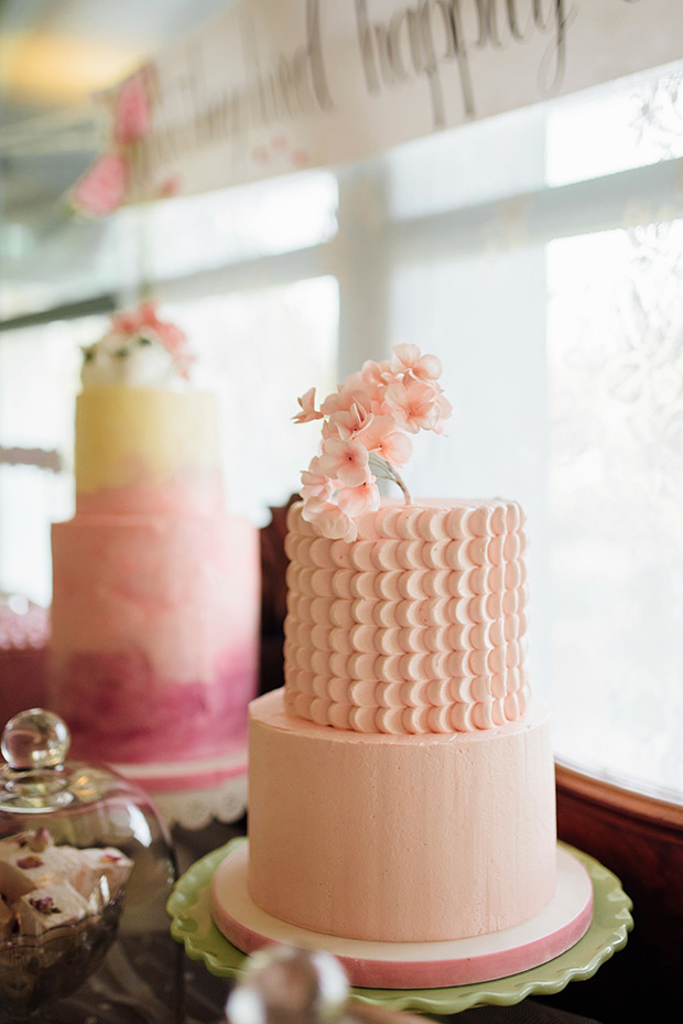 A Very Vintage Floral and Pastel Wedding at Virginia Park Lodge, Ireland // onefabday.com 