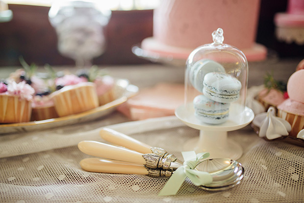 A Very Vintage Floral and Pastel Wedding at Virginia Park Lodge, Ireland // onefabday.com 