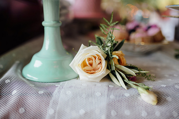 A Very Vintage Floral and Pastel Wedding at Virginia Park Lodge, Ireland // onefabday.com 