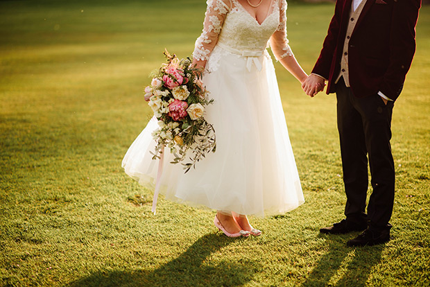 A Very Vintage Floral and Pastel Wedding at Virginia Park Lodge, Ireland // onefabday.com 