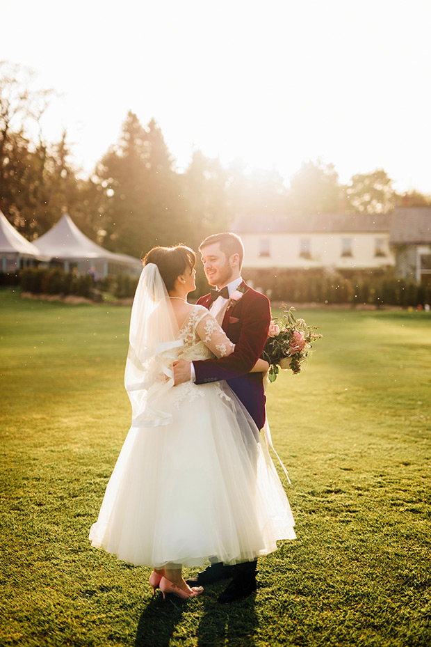 A Very Vintage Floral and Pastel Wedding at Virginia Park Lodge, Ireland // onefabday.com 