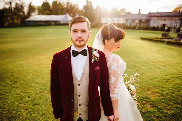 A Very Vintage Floral and Pastel Wedding at Virginia Park Lodge, Ireland // onefabday.com 