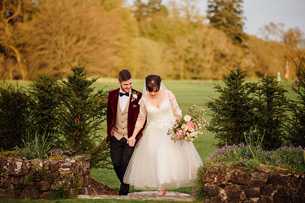 A Very Vintage Floral and Pastel Wedding at Virginia Park Lodge, Ireland // onefabday.com 