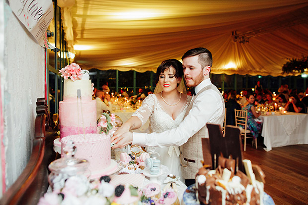 A Very Vintage Floral and Pastel Wedding at Virginia Park Lodge, Ireland // onefabday.com 