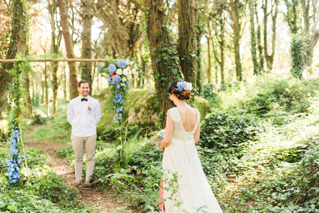 Beautiful forest elopement in Sintra Portugal by Adriana Morais // onefabday.com