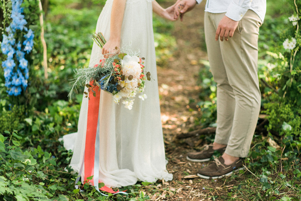 Beautiful forest elopement in Sintra Portugal by Adriana Morais // onefabday.com