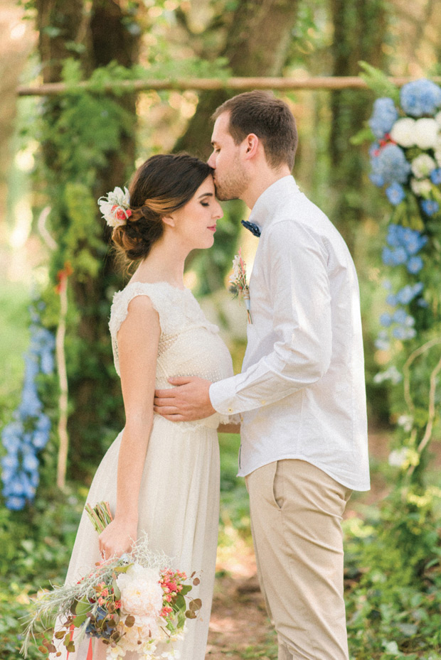 Beautiful forest elopement in Sintra Portugal by Adriana Morais // onefabday.com