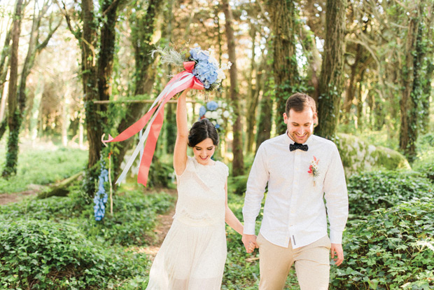 Beautiful forest elopement in Sintra Portugal by Adriana Morais // onefabday-com.go-vip.net