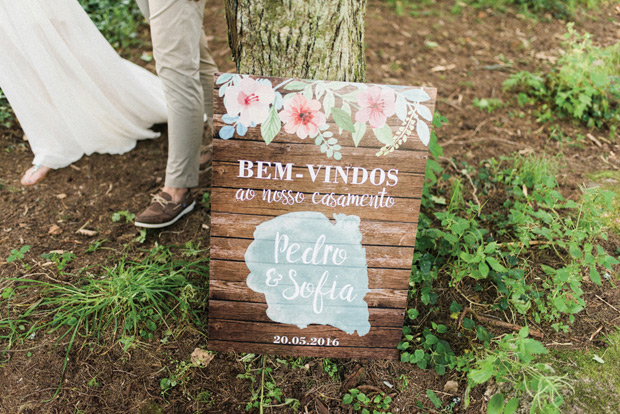 Beautiful forest elopement in Sintra Portugal by Adriana Morais // onefabday.com