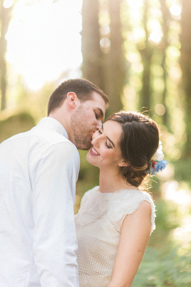 Beautiful forest elopement in Sintra Portugal by Adriana Morais // onefabday.com